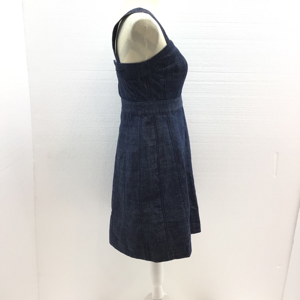 Sold! Gap Sleeveless Apron Denim Dress 4 - Picture 2 of 7